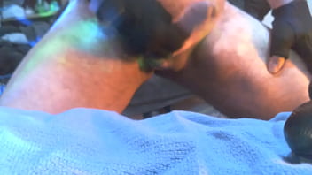 Solos stoking then Jacking on a dildo