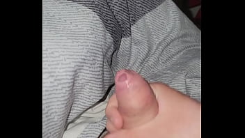 Jerking off my 4 inch penis until i cum