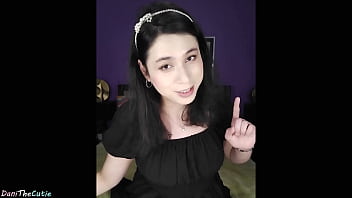 gorgeous tgirl DaniTheCutie squirts,  dances and shreds her breasts for you