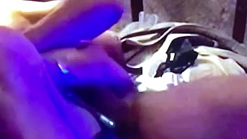 cuming after a long fuck with the help of a dildo