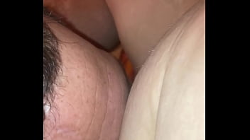 After she sucks my cock I eat her fat pussy until she cums..