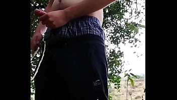 paja al aire libre