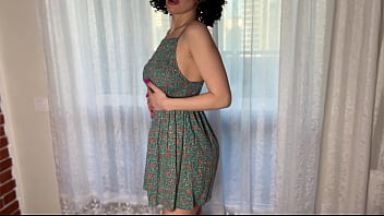 SOLO. A hot girl with African hair in a cute sundress will make your orgasm unforgettable,  just look at it!