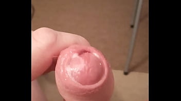 showing pre cum