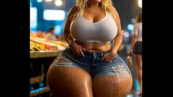 Thick PAWG animation (AI Generated)