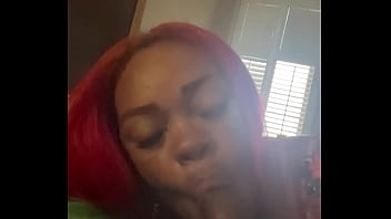 Sexy Red Head Sucking cock