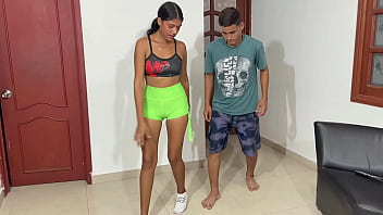 Le doy la mejor clase de baile a mi hermanastro,  para que me de una rica follada,  y se corra en mi culo