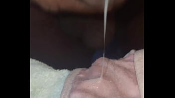 Jacked Off &amp_ Rubbed My Cum In Granny Pussy Stained Panties