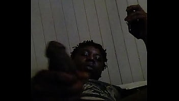 Ebony masturbation