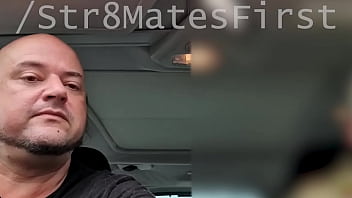 Aussie Taxi Driver blows Tom,  Str8 Army Dad