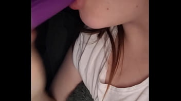 Dildo sucking