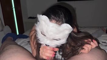 Sucking and licking my husband&rsquo_s delicious dick