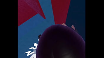 Femboy gets head by slut in Rec room