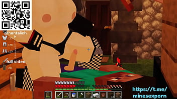 Jenny sex with a two guys on outdoors  | Minecraft