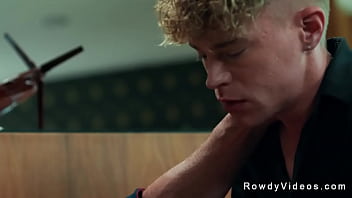Old man anal fucks young stepbrother
