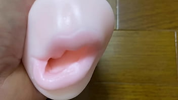 フェラ&amp_アナルオナホで遊んでみた中年男性