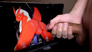 Giving this horny Blaziken what he wants with my cumshots