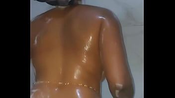 Katy katie stepmother takes a hot long shower,  booty so soft it jiggles