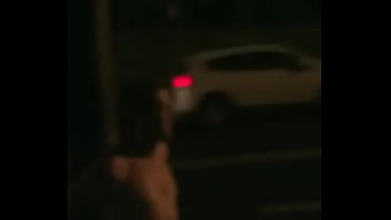 A mate wanted to take a photo of me handcuffed naked to a telegraph pole. After he put the handcuffs on he set the camera up and left me there for over 20 minutes. This is the best 4 minutes where 6 cars drive past. Pity he didn&#039_t get it in focus