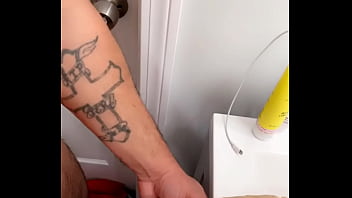 Nastyj 860 fucking his anal toy with his fat hard cock