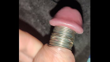Ifoslave playing with my cock rings again