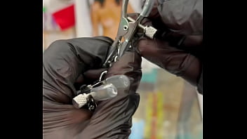 Fetish sado nipple clamps
