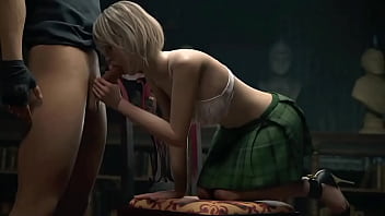 Leon and Ashley relaxing