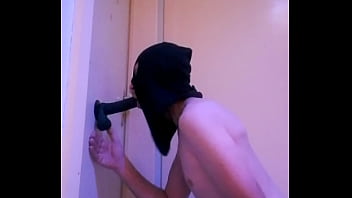 Sucking my dildo