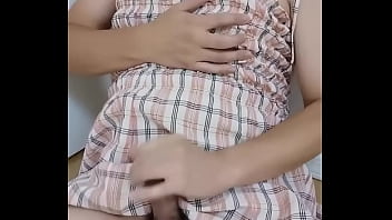 Asian tranny Munmin masturbation  jerking off