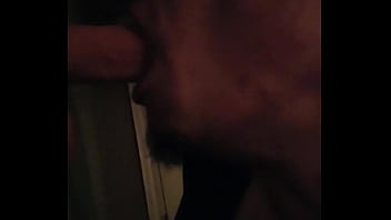 Sucking 9 inch cock