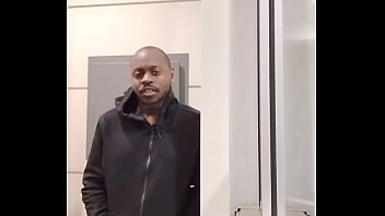 Exhibitism with selfie at a bank