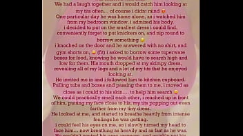 A naughty story about me being a slut!