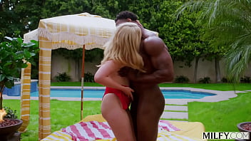 MILFY BBC-Hungry Blonde MILF Charlie Devours Ex BF&#039_s Cock