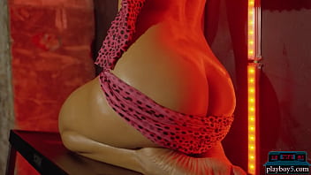Hot black MILF Precious Milan exposes nude body in this softcore porn video