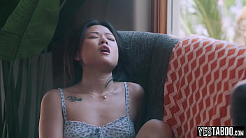 Petite Asian hottie Lulu Chu teen twat railed by her ex professor