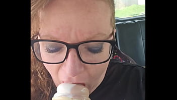 Ice cream fellatio