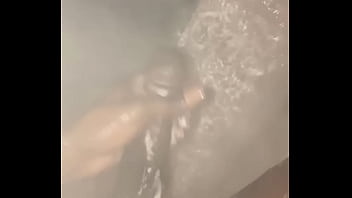Stroke session in the shower
