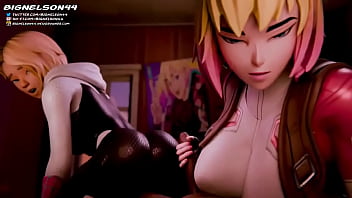 Spider Gwen and Gwen pool