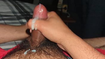 Pre cum before busting load