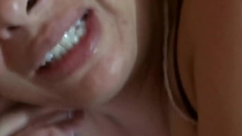 Stepson enjoys my ass and puts his cock in my mouth,  big cumshot on my ass