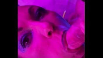 Dirty girl uses her dirty mouth to please her man