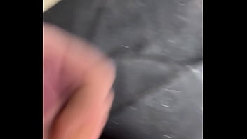 Dude jerking uncut cock