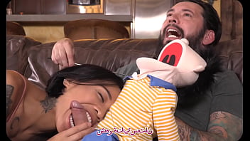 Sucking the toy&#039_s cock