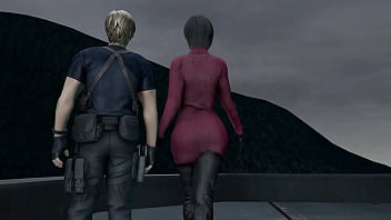 Resident Evil 4 Remake (RE4R) ENF CMNF MMD: Ada Wong Loses All Her Clothes with wardrobe malfunction While Boarding the Plane,  Showing Off Her Big Tits and Asian Ass to Leon | bit.ly/4e4XAJo