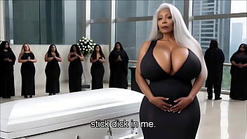 Old grandma have sex with young virgin boy in elevator and give his big dick blowjob (3D/AI/hentai)